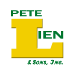 A logo for Pete Lien & Sons that links to their website