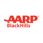 The logo for AARP that links to their website