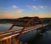 Loop 360 Bridge, Sunset