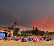 Outdoor entertainment at Lyric Theatre in Assiniboine Park