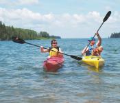 Kayaking in Riding Mountain National Park