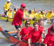 Dragon Boats on the Red River, Winnipeg