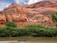 canoe on the water