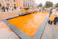 Orange Fountain Dyeing
