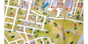 Stockyard District Walking map
