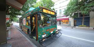 Downtown Molly the Trolley Houston Street