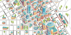Downtown Walking map