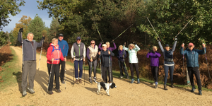 Nordic Walking Brockenhurst Card Offer Group Walk Sticks Fun
