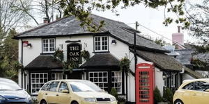 The Oak Inn Lyndhurst Front New Forest Card