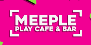 meeple play cafe & bar card offer hythe new forest board game fun logo