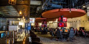 Inside Battle & Brew, Atlanta/Sandy Springs Gaming Bar