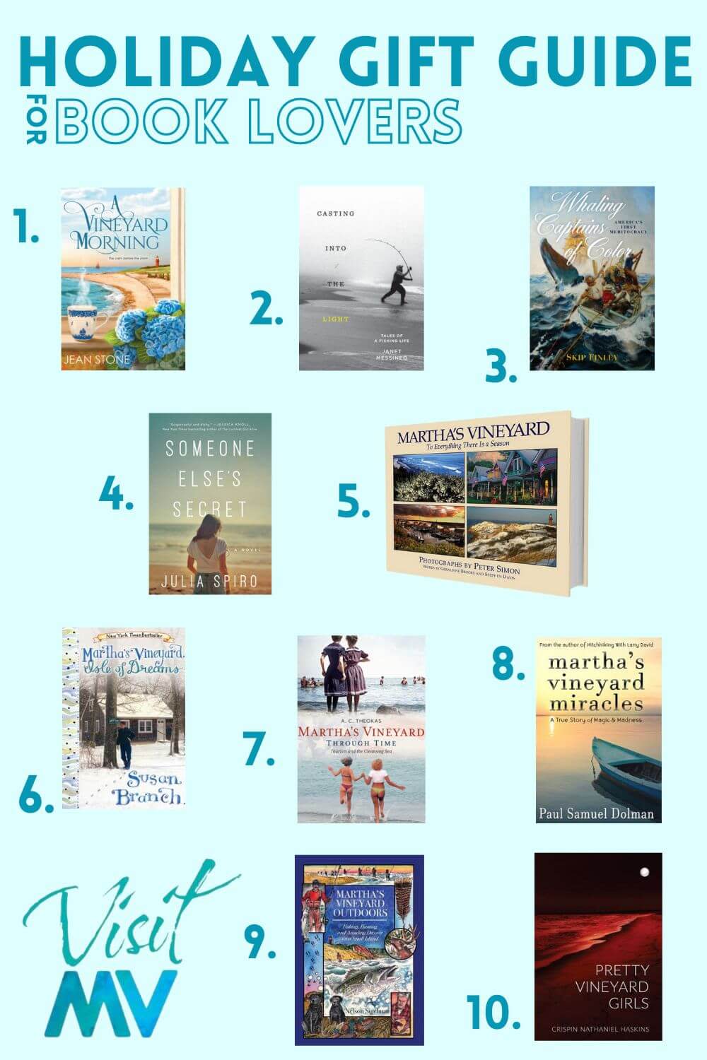 Martha's Vineyard Gift Guide for Book Lovers