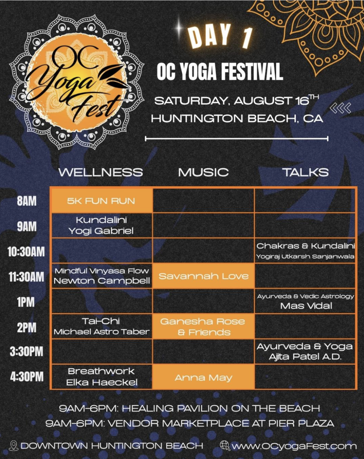 OC Yoga Fest 2025 Day 1