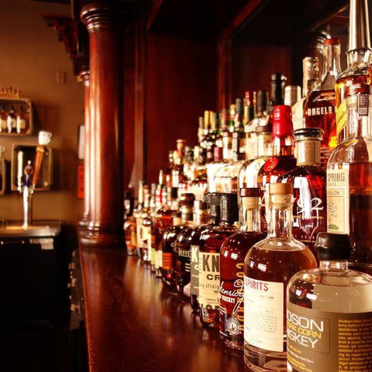 Checkout our extensive whiskey list at the bar.