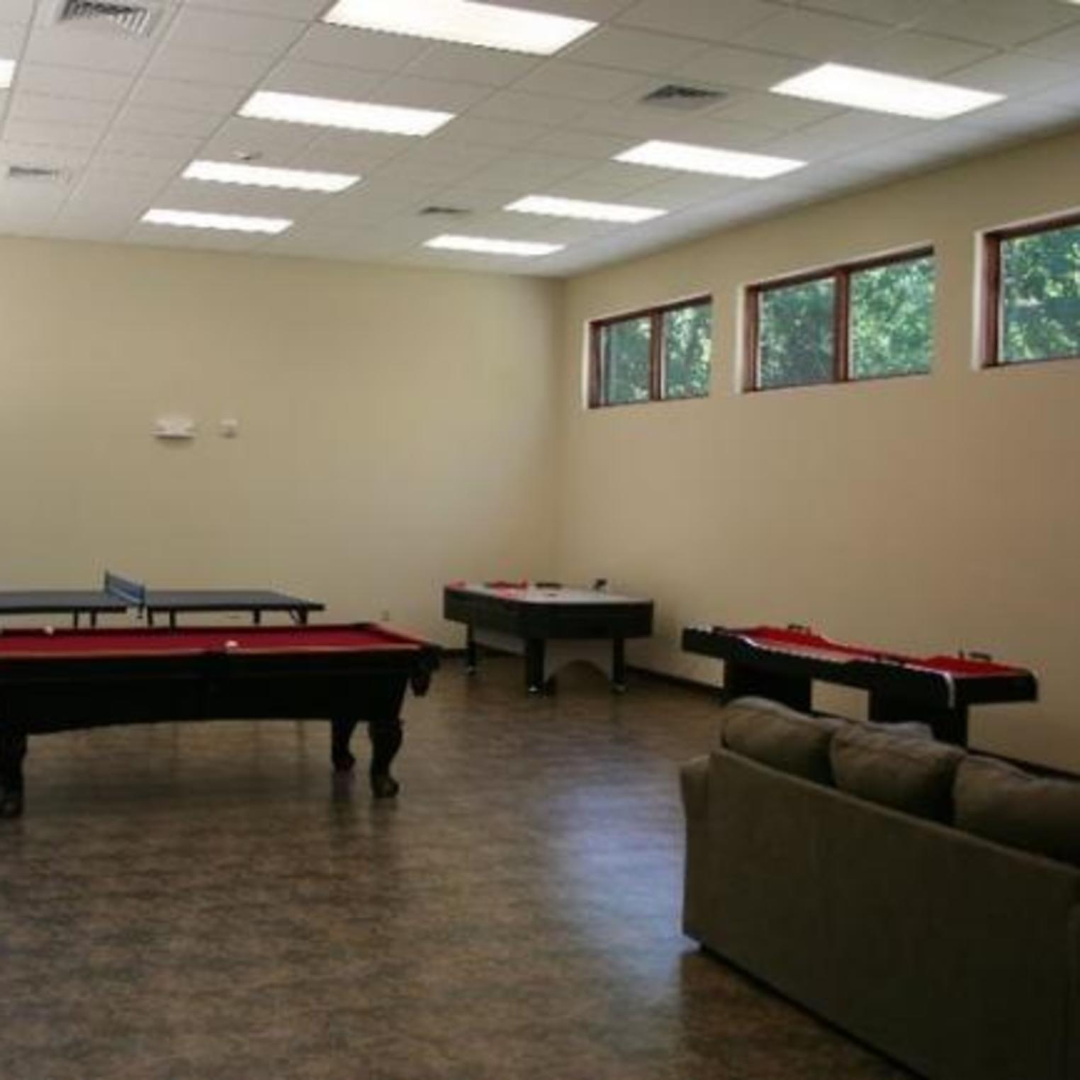 Game Room in the Asbury Lodge at Mount Asbury Retreat Center