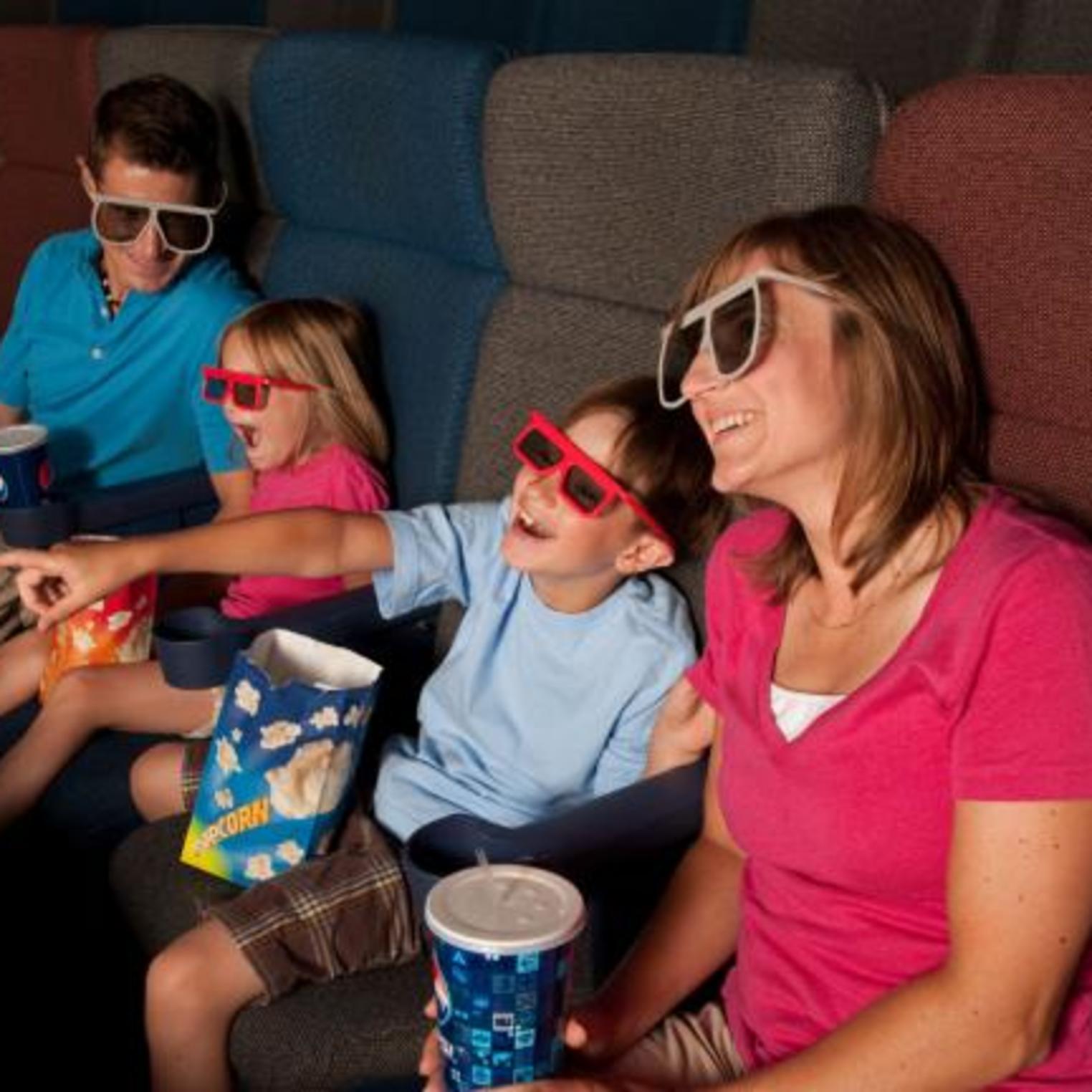 Enjoy a movie on the six-story IMAX screen!