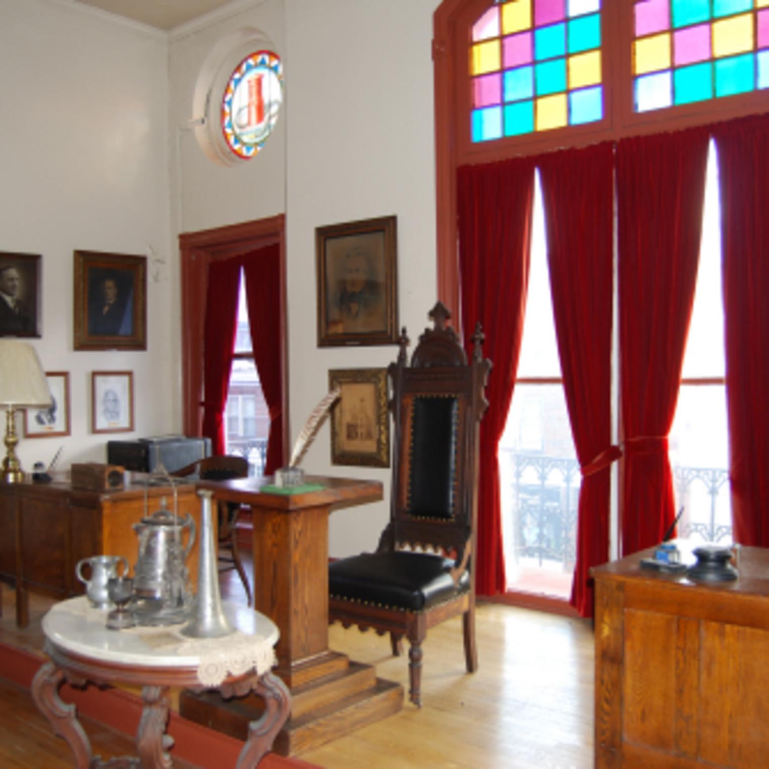 Historic Meeting Hall at the Union Fire Company No. 1 Museum