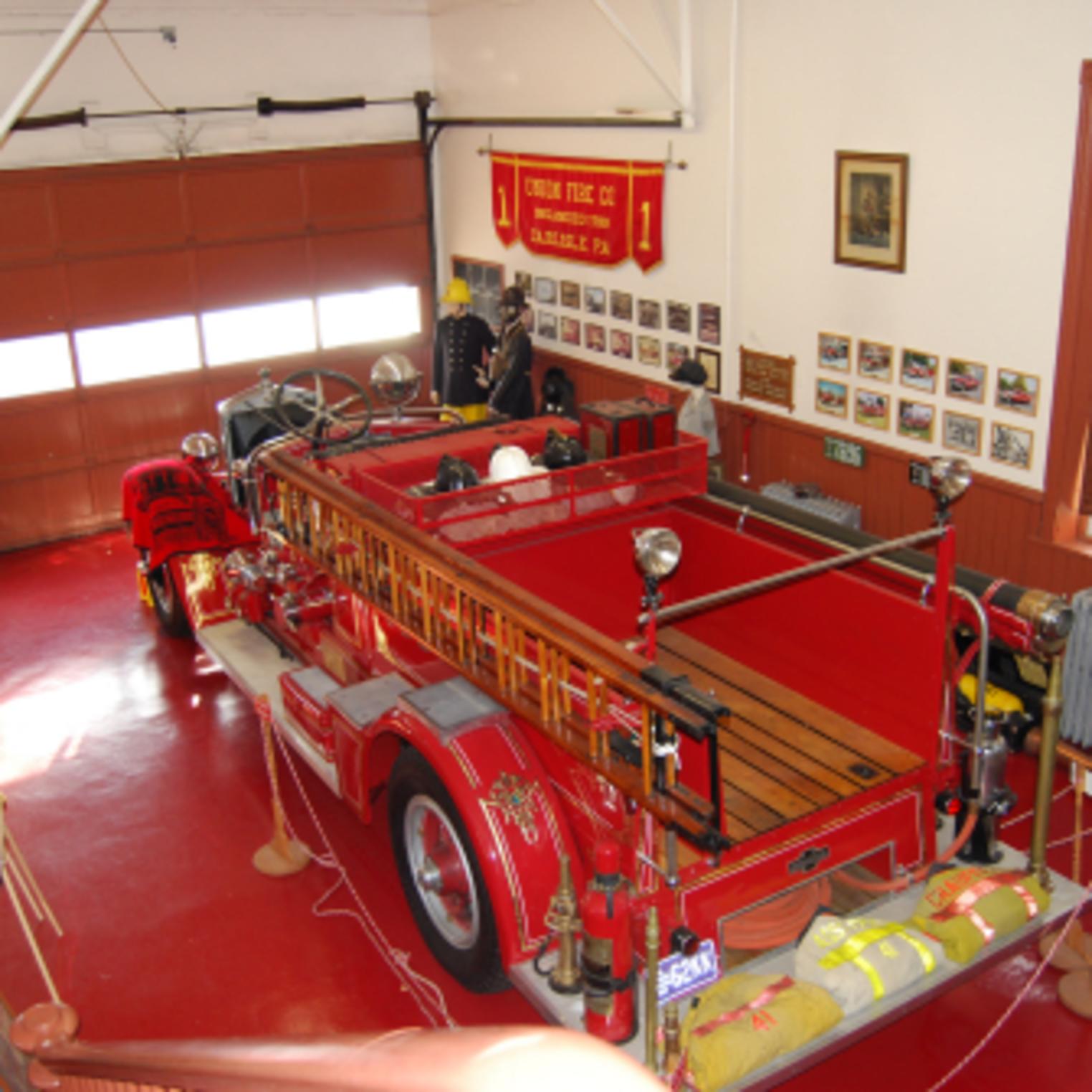 Firetruck Exhibit at the Union Fire Co. No. 1 Museum