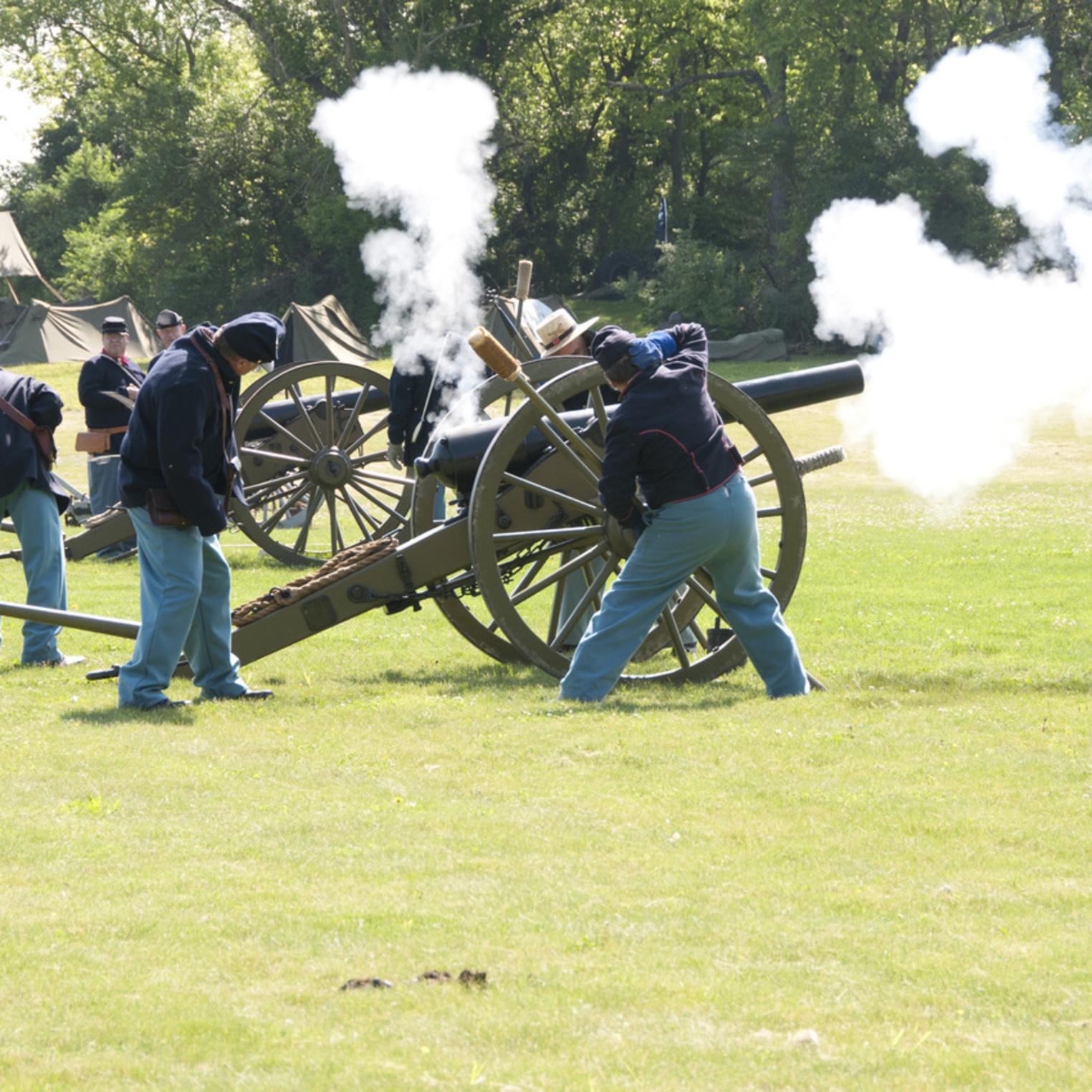 Artillery Demonstration at Army Heritage Days