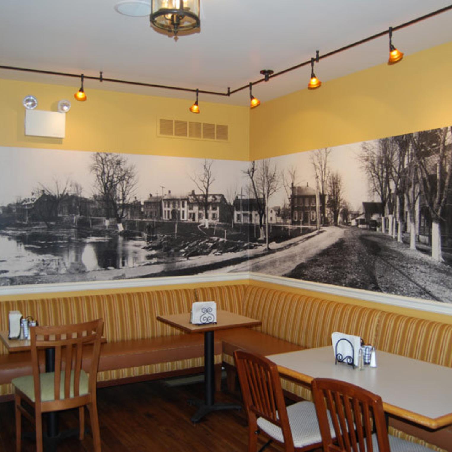 Boiling Springs Wall Mural at Caffe 101