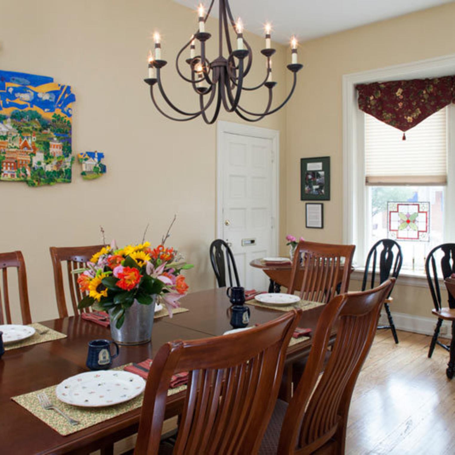 Enjoy Breakfast in the Dining Room