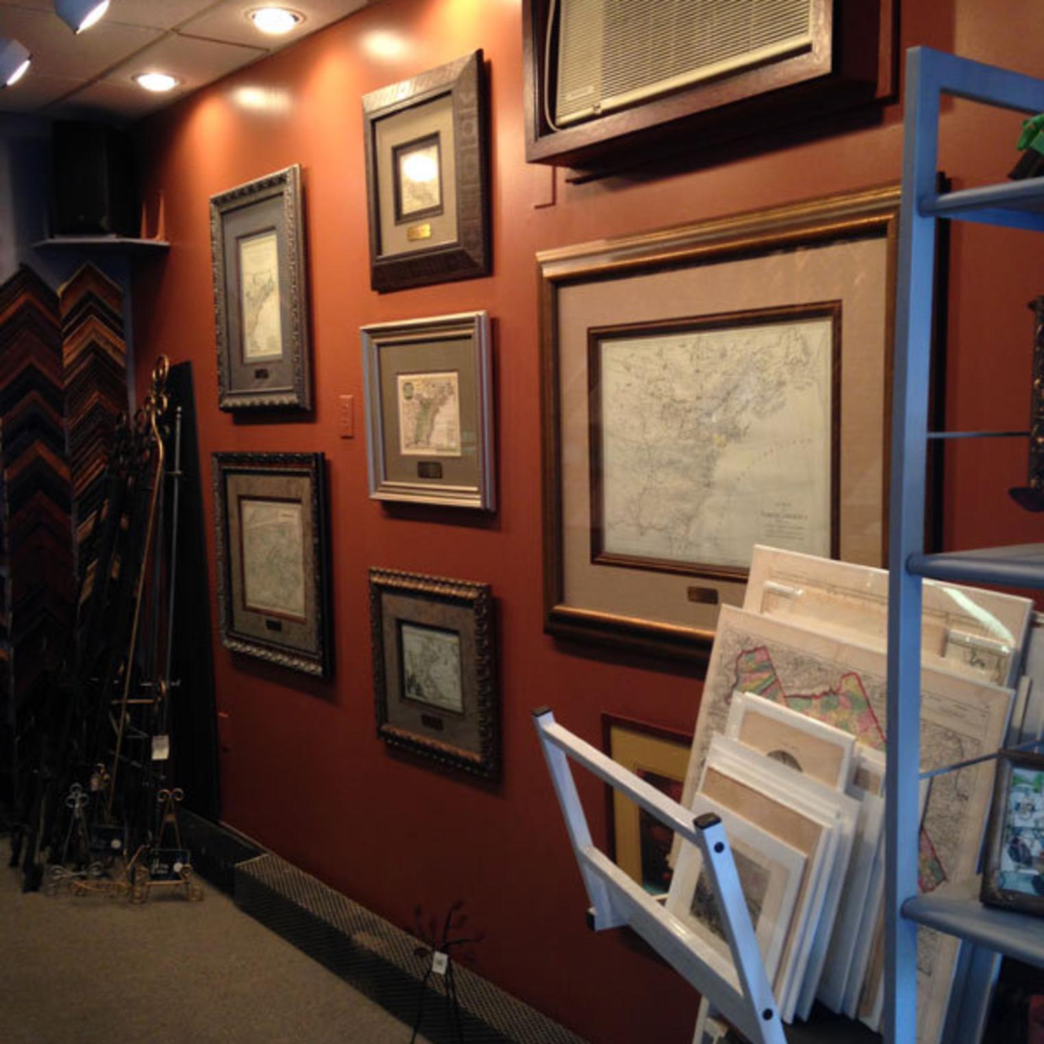 Rare Maps at Picture This Custom Frame Shop & Gallery