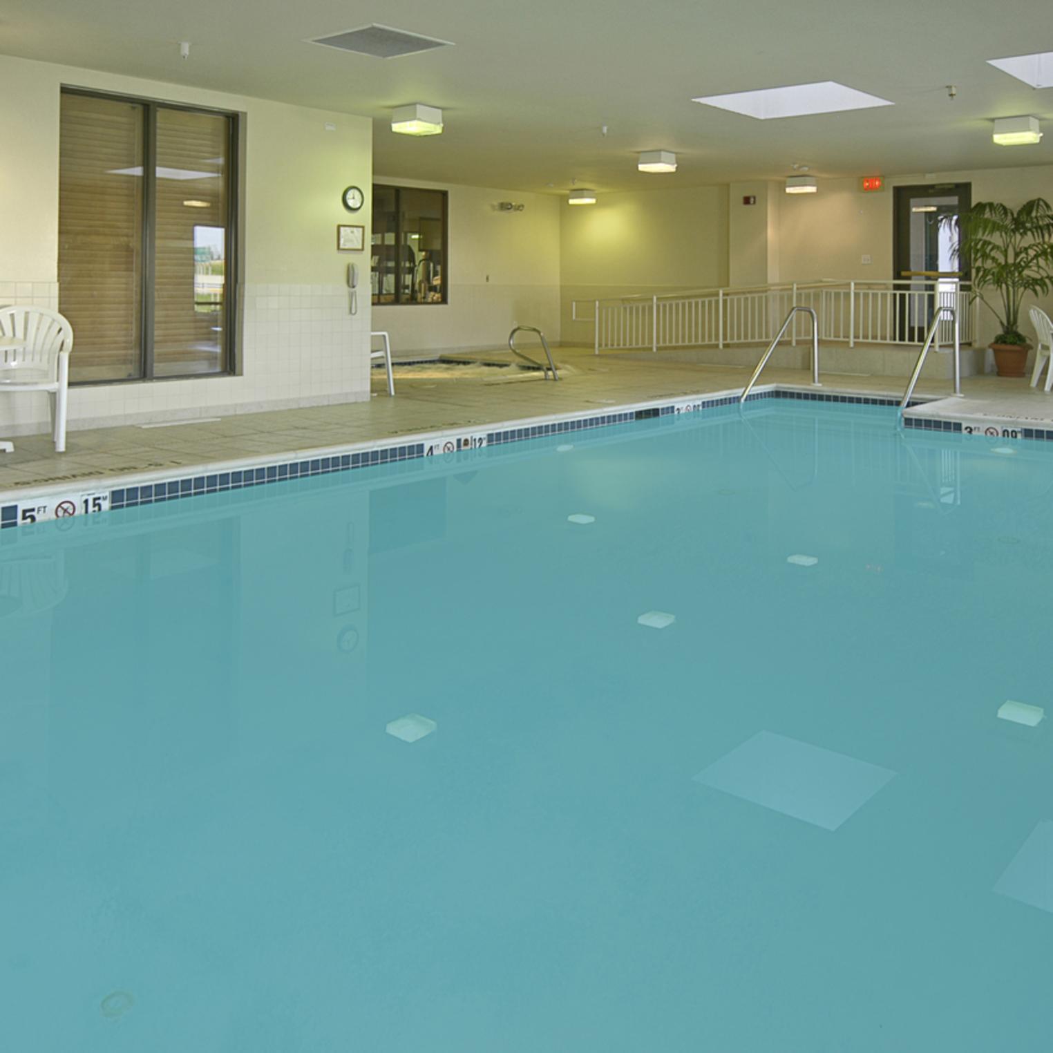 Relax and enjoy our heated indoor pool.