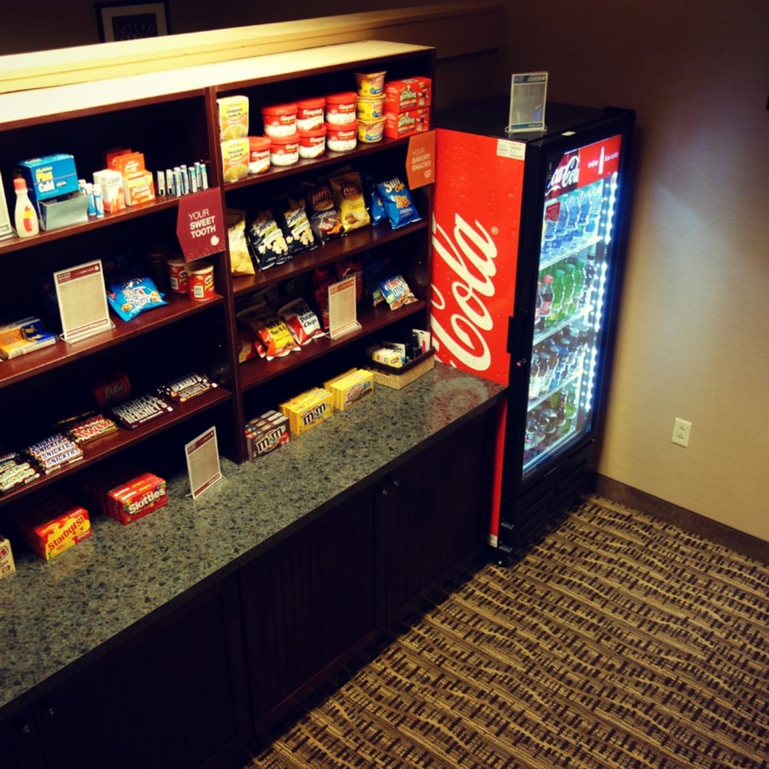 Our sundry shop has the essentials and a variety of snacks and beverages.