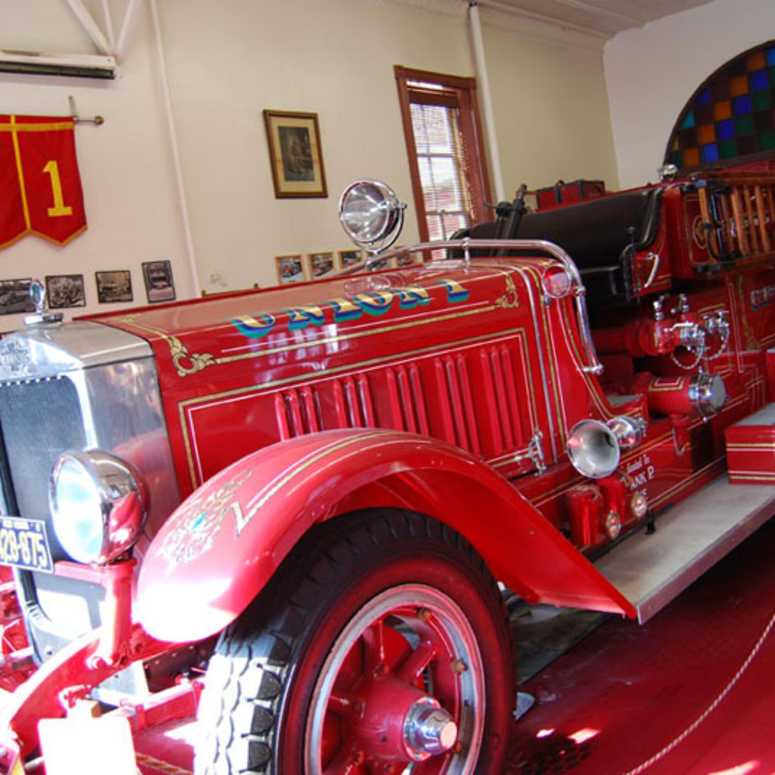 Firetruck at the Union Fire Company No. 1 Museum