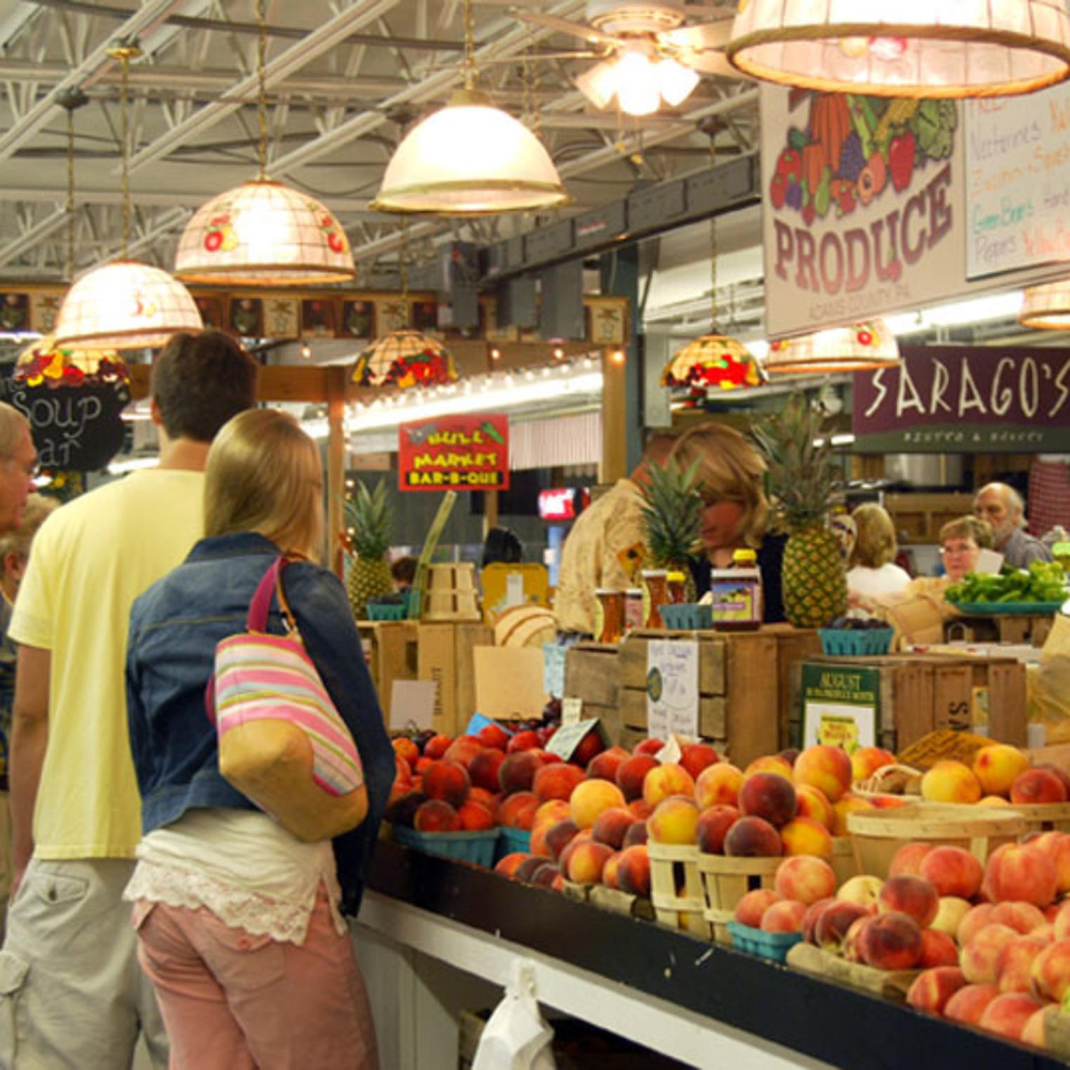 Shopping For Produce at the West Shore Farmers Market