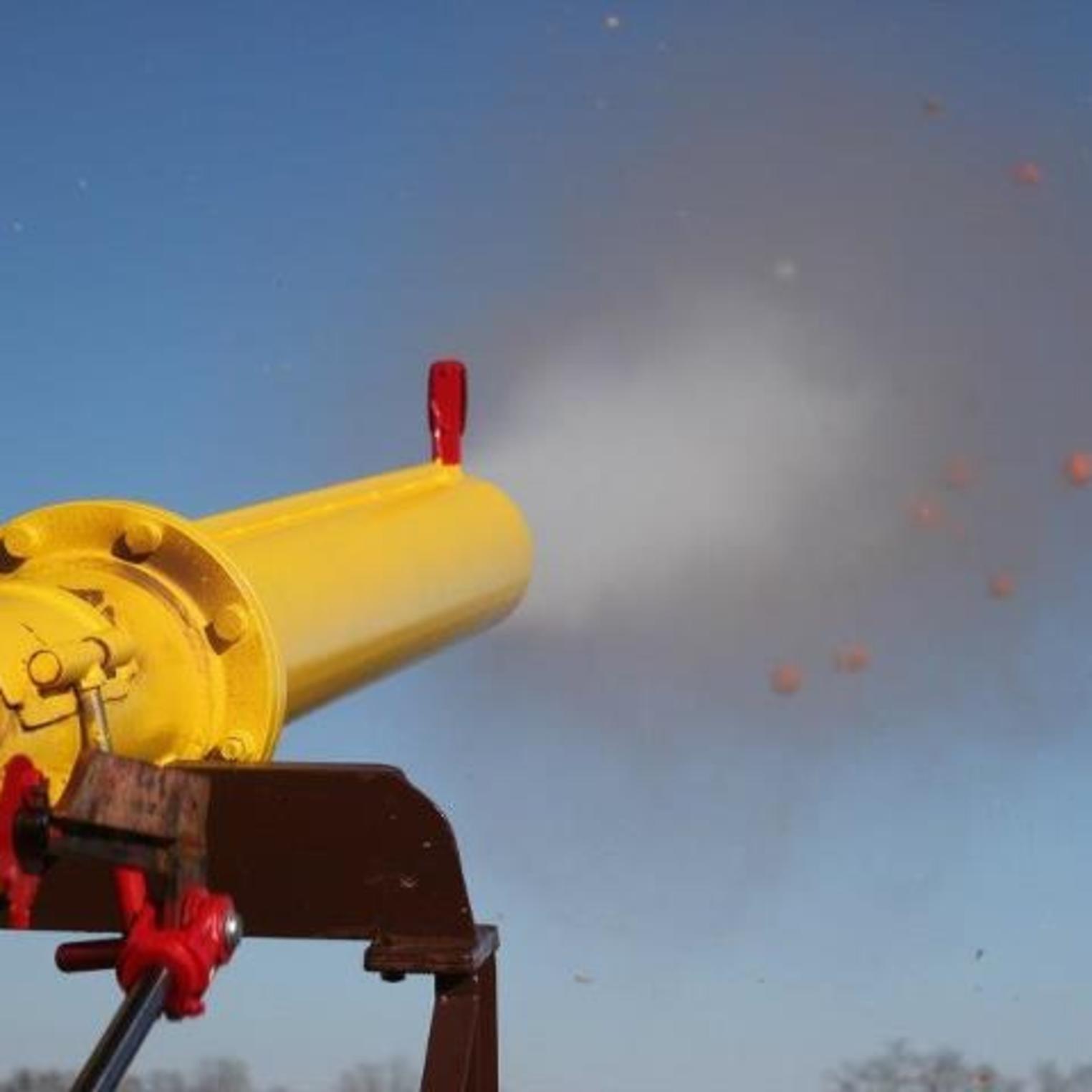 Pumpkin Cannon close up