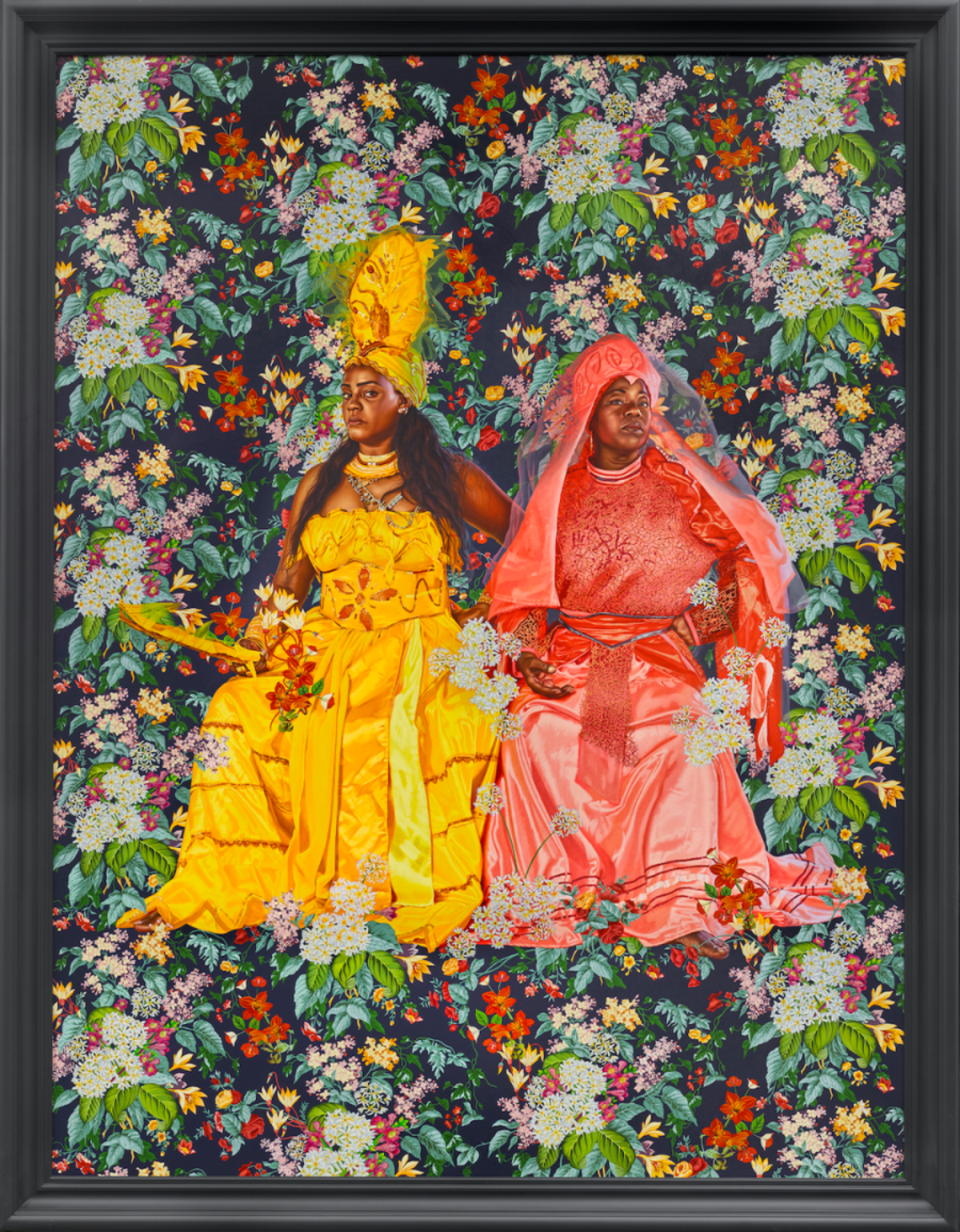 a piece of artwork on displayay at Wichita Art Museum