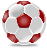Soccer Ball Red