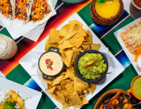 Food served at Taqueria El Gallo de Oro