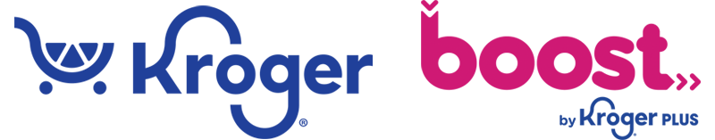 Kroger - boost Kroger Plus logos