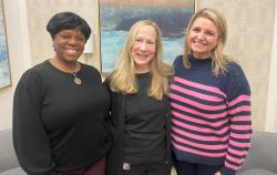 Robin Leckbee Perkins with Zondra and Katie