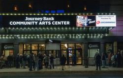 Picture of the front entrance at the Community Arts Center