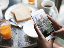 CBUS Rewards app homescreen showing on iPhone