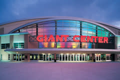 Entrance to Giant Center in Hershey Evening Exterior