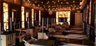 Interior of a Pilates studio