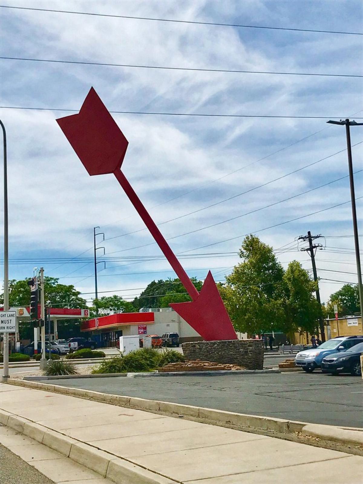 Giant Red Arrow