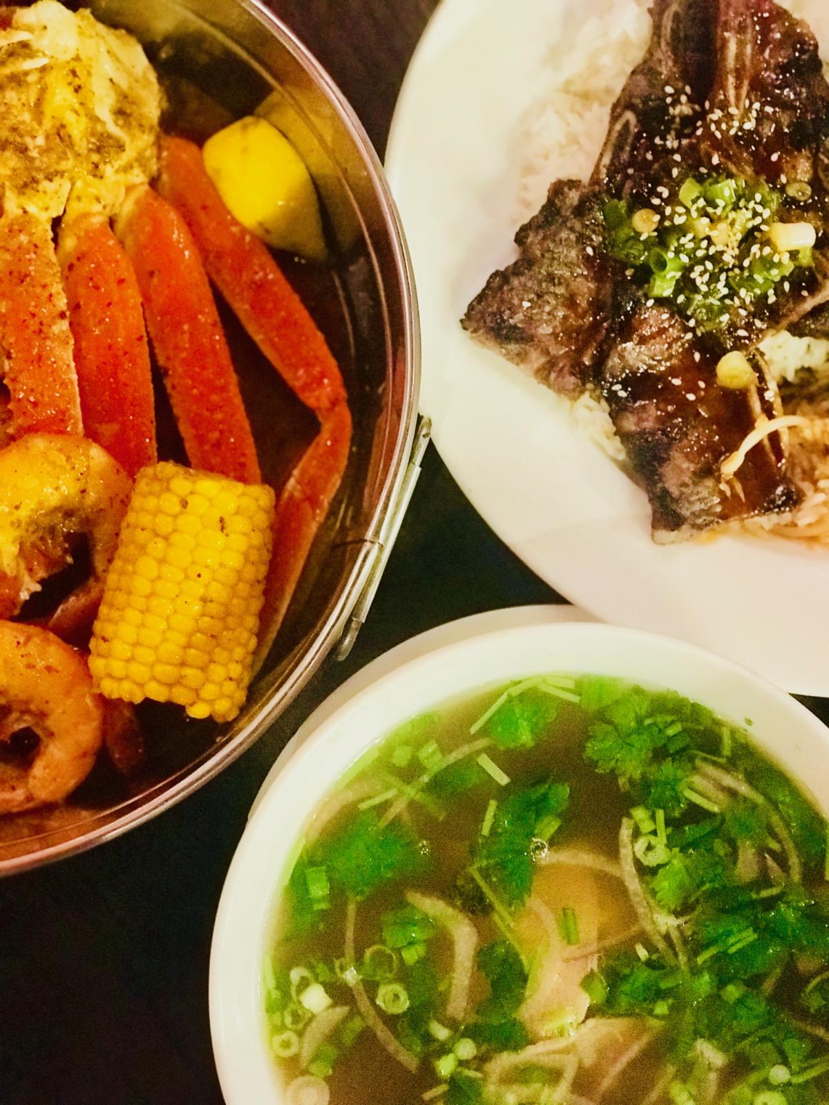 Soup Dish From Sweet Basil Vietnamese Noodle House In Beaumont, TX