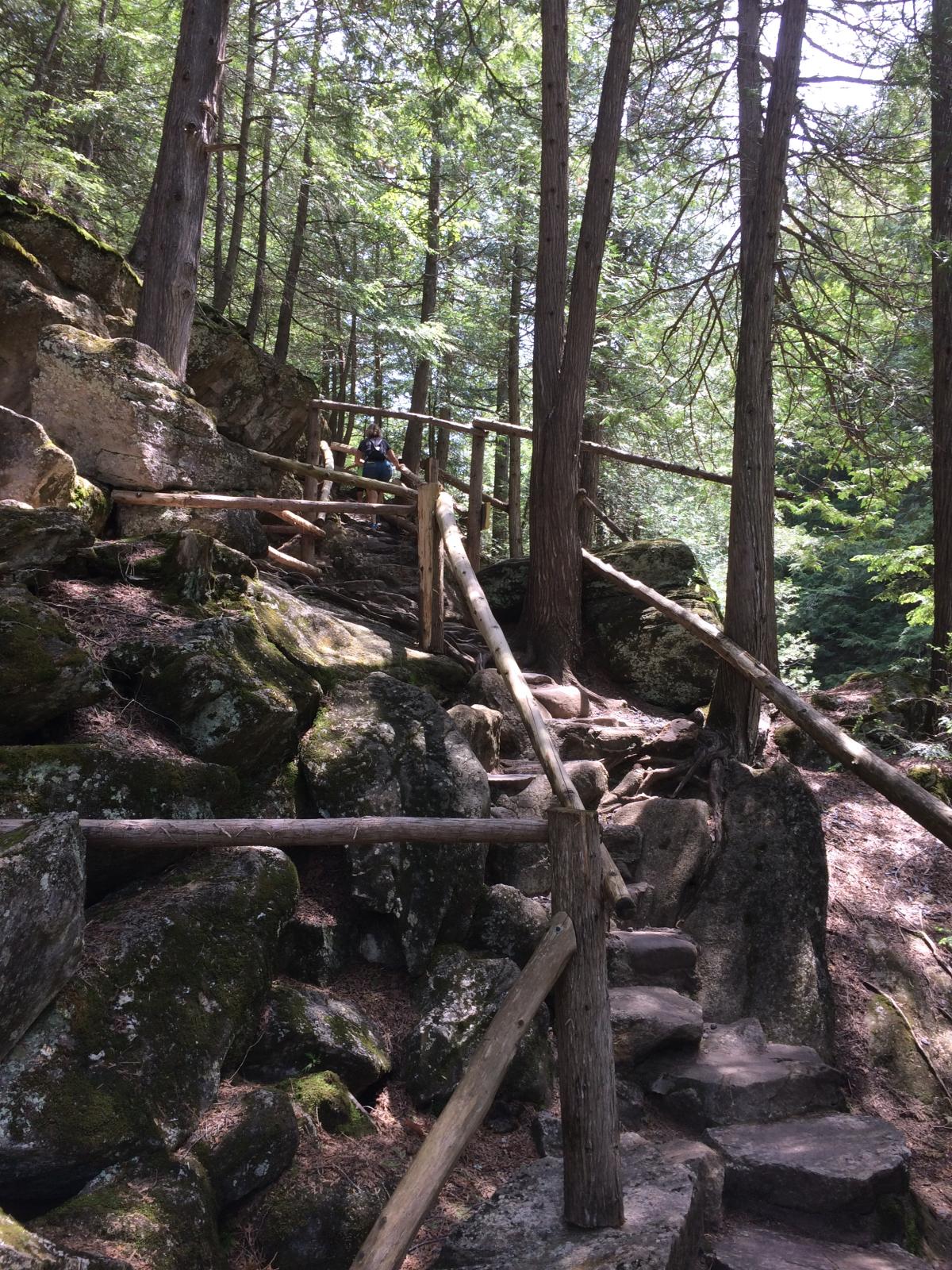 Walkways at Natural Stone Bridge & Caves