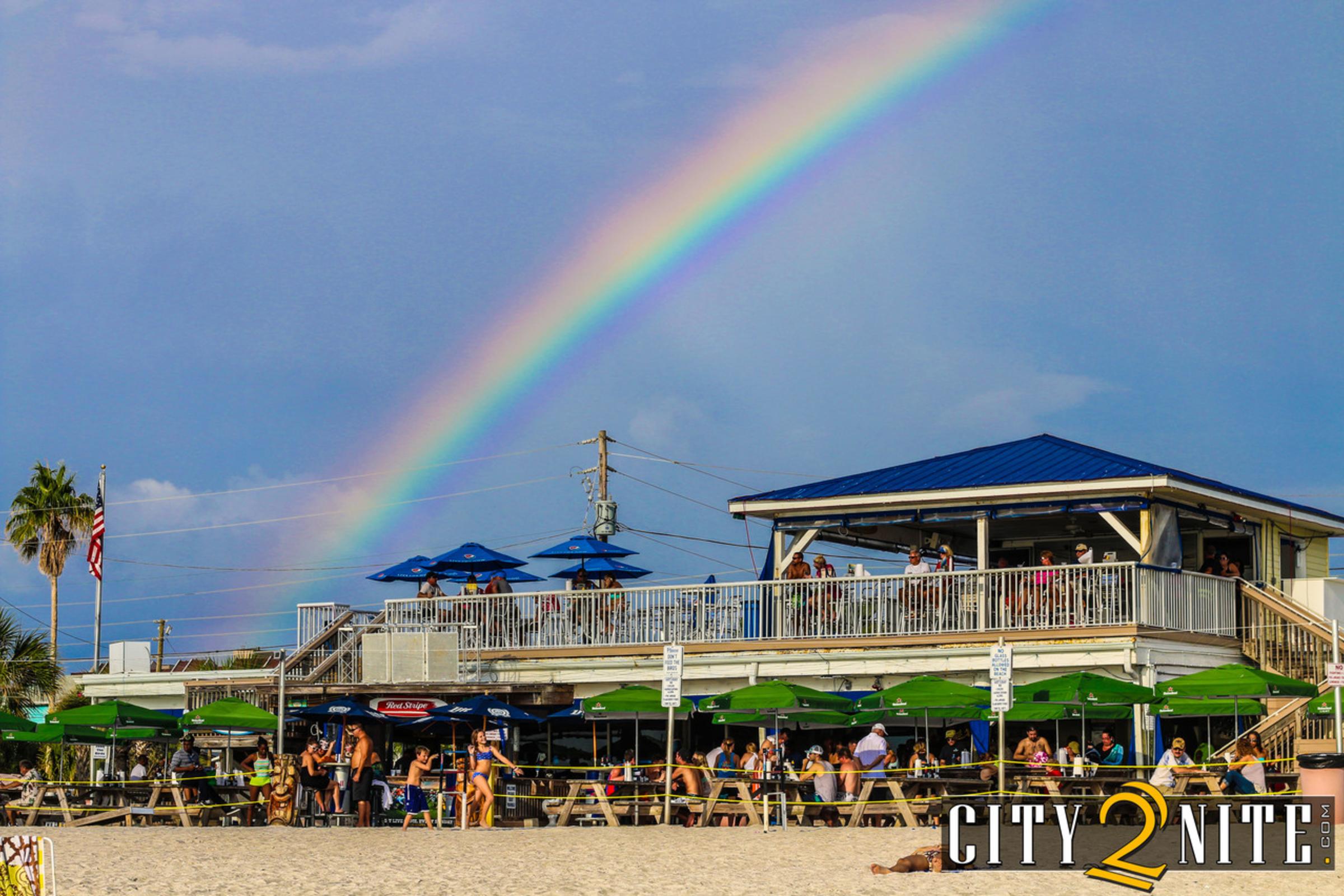 Rainbow over Caddy's