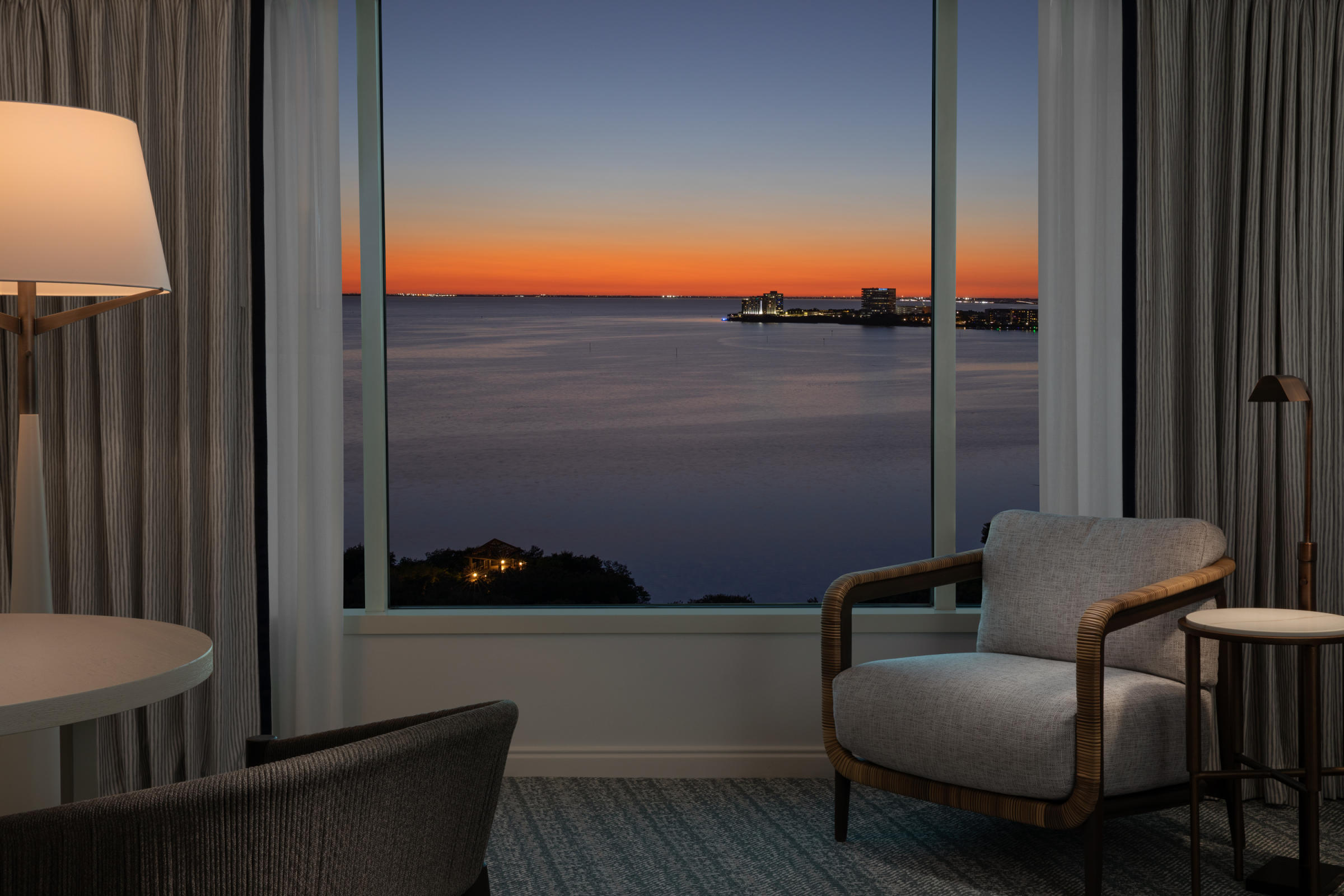 Bay View At Sunset