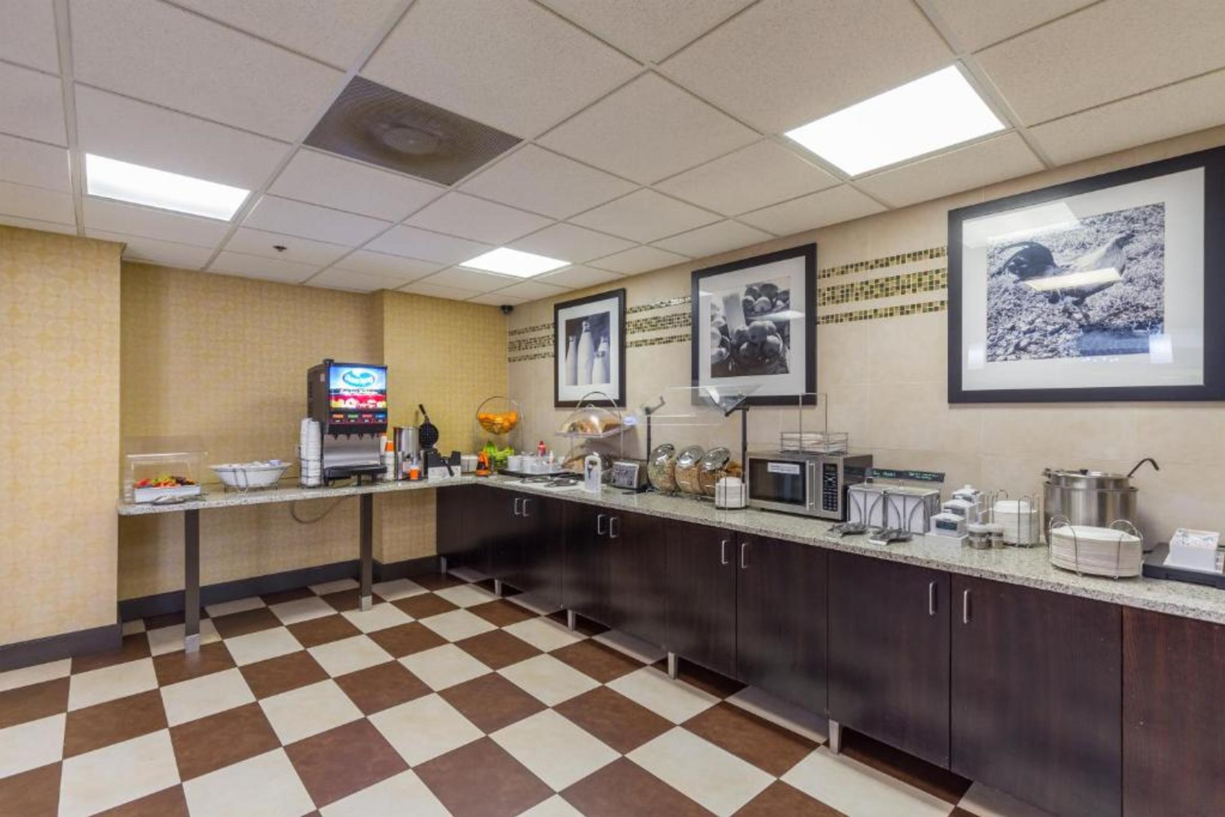 Hot Breakfast Self Service Area