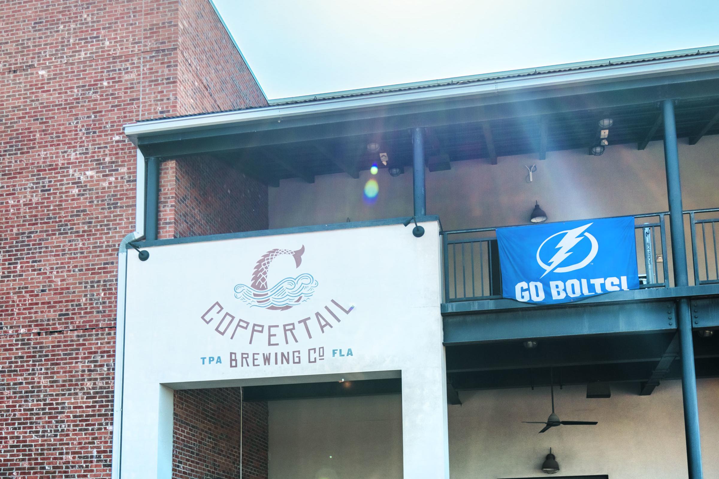 Coppertail Brewing Co. front entrance
