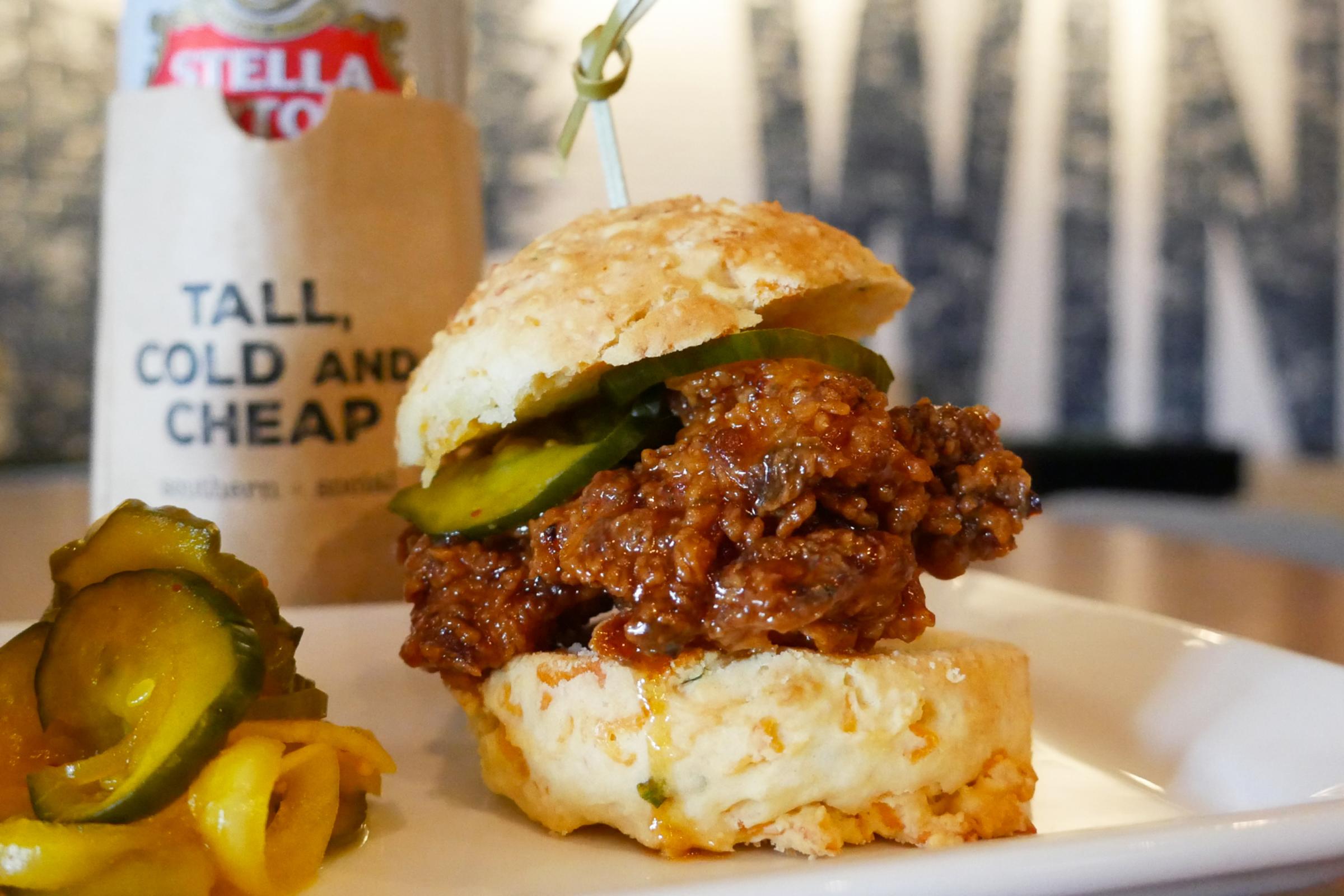 Hot Honey Chicken Biscuit