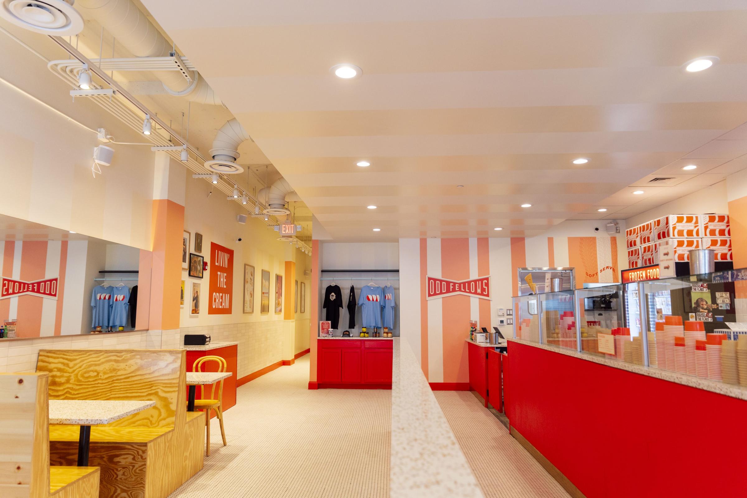 OddFellows Ice Cream Interior
