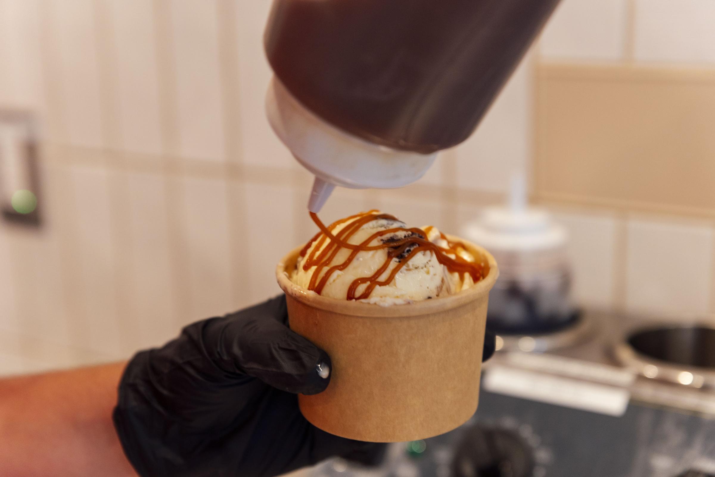 OddFellows Ice Cream with Caramel